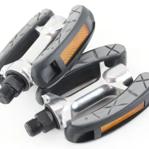 Contec Fahrrad Pedale "CP-020" schwarz grau - auch für E-Bike - City - Komfort Wochenendangebot