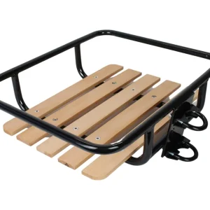 Wochenendangebot Fahrrad Frontträger Fahrradkorb Gepäckträger Transportgestell Premium Stahl Holz