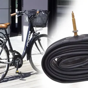 Zertifiziert Fahrradschlauch Premium, 27,5 / 28 / 29 Zoll, 47-584 bis 60-622, extrem reißfest, hermetisch dicht mit Sclaverand Presta-Ventil 45mm
