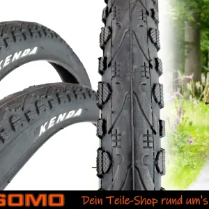 Heißes Angebot [Paket] 2x Kenda Fahrradreifen 28 x 1.6 Zoll, ETRTO 42-622, Khan K-935, Drahtreifen für Citybike Trekking Touren