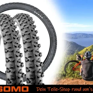 Bestpreis [Paket] 2x Fahrradreifen Kenda 26 x 1.95 Zoll, ETRTO 50-559 Profil K831A, Drahtreifen, Citybike MTB ATB Trekking