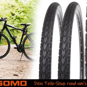 [Paket] 2x Fahrradreifen 28 x 1.6 Zoll, 42-622, 700 x 40C, Kenda Khan II K-1172, Drahtreifen mit K-Shield-Pannenschutz + Reflex, für Citybike Trekking Rabatt