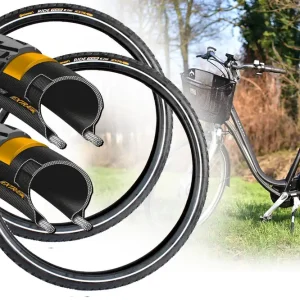 Mega-Angebot [Paket] 2 Fahrradreifen 1 3/8 x 1 5/8 x 28 Zoll Continental RIDE Tour 37-622 Drahtreifen Pannengürtel auch E-Bike bis 25km/h