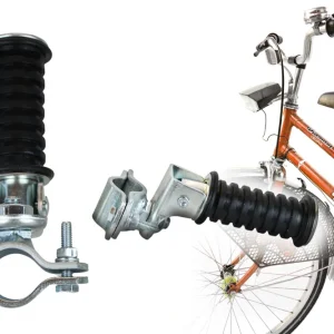 Klappbare Fußrasten Fahrrad, Fußstützen Lenkergabel, Kinder Fußhalter für Fahrrad vorn, Fußablage Kind auf Fahrrad Preisknaller