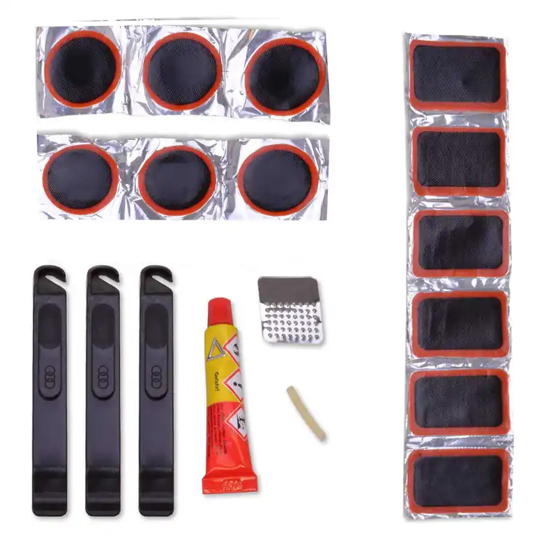 Neu Flickzeug19 Teile Schlauchreparatur Fahrrad Reifenreparatur Set Flicken E-Bike