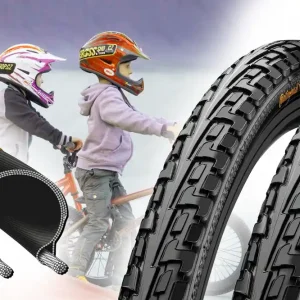 [Paket] 2x Fahrradreifen 1.75 x 16 Zoll, 47-305, Continental RIDE Tour Drahtreifen mit Pannengürtel Puncture Belt, Kinderfahrrad Kinderwagen Trekking City E-Bike 25km/h Preiswert