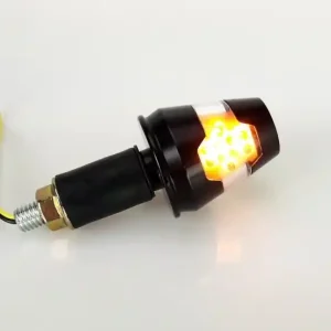 2 Lenkerenden-BLINKER, Aluminium, schwarz, e-geprüft Heißes Angebot