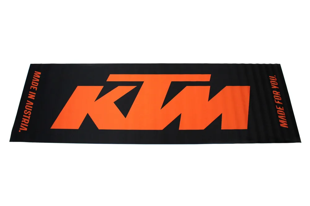 KTM Fahrrad Matte Teppich Bodenschutz Garagenmatte 60x190cm Fußmatte Abtreter Top-Angebot
