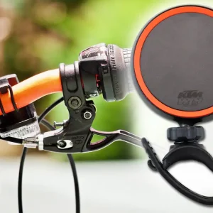 KTM Fahrrad und E-bike Spiegel 58 x 58mm Rückspiegel Seitenspiegel 360 Grad flexible Anbringung, Montageumfang 22.2 - 33mm Begrenztes Angebot