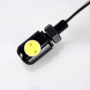 Garantierte Lieferung MINI LED-KENNZEICHENLEUCHTE (SMD LED) aus Aluminium, schwarz, e-geprüft