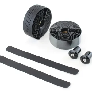 Kostenloser Versand Contec Lenkerband Komplettset "R/Flex silky synthetic" light schwarz