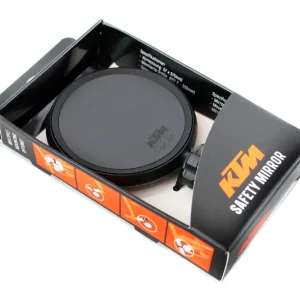 KTM Fahrrad Spiegel 360° rubber ring clamo Sicherheitsspiegel 58x58mm Nur Für Kurze Zeit