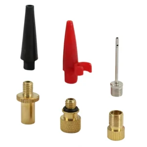 Preiswert Ventiladapter Set Ventil Adapter Aufsatz zum Aufpumpen Fahrrad und Auto Reifen, Ball, Luftmatratze - Autoventil AV, Dunlop-Ventil DV, Sclaverand Ventil SV