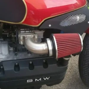 Intake pipe / air inlet, BMW K-Series K75 K100, stainless steel for KN filter Mega-Angebot