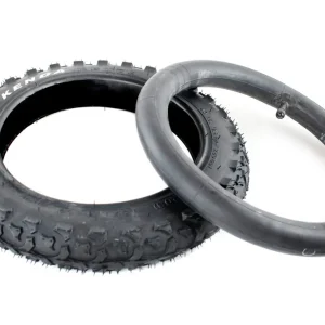 [Paket] Set: Kenda Reifen 12 1/2 x 2 1/4 Zoll K-850 Stollenprofil, 62-203 und Schlauch 12 - 12,5 Zoll gerades Fahrradventil (Dunlop) für Roller, Laufrad, DDR Handwagen, Kinderwagen, Anhänger Wochenendangebot