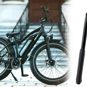 Fahrrad Seitenständer, Hinterbau-Ständer für 24, 26, 27, 28, 29 Zoll, auch für E-Bike, sehr Stabil, höhenverstellbar, Lochabstand 40mm, matt schwarz pulverbeschichtet Direkt Vom Hersteller