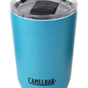 Billig Camelbak Thermobecher Horizon Tumbler SST, larkspur, Vakuumisolierter Trinkbecher 350ml, Petrol für Outdoor, Freizeit, Office