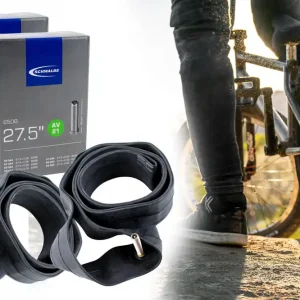 [Paket] 2x Schwalbe Fahrradschlauch 1.50 - 2.40 x 27.5 Zoll, ETRTO 40-62/584, Schrader Ventil AV21 40mm für MTB Mountainbike Touren Trekking, extrem luftdruckstabil Sichere Zahlung