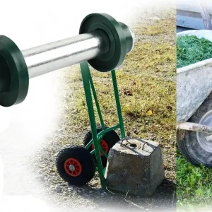 Steckachse, Achse, Radachse Stahl Ø 20 x 130mm für Rad an Schubkarre Sackkarre Bollerwagen Ausverkauf