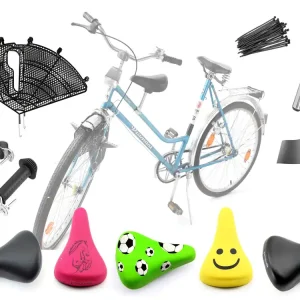 [Paket] Kindersitz für Damen Fahrrad vorn - mit dem Kind auf dem Fahrrad wie zu DDR Zeiten - starre Fußstützen Preiswert