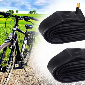 [Paket] 2x Fahrradschlauch 27 - 28 Zoll, 28-47 / 609-630-622-635, Schrader-Ventil Autoventil AV40 formgeheizt hochelastisch für Mountainbike, City, E-Bike Finale Aktion