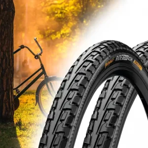 Angebot [Paket] 2x Fahrradreifen 28 x 1.60 Zoll Continental Ride Tour 42-622 Drahtreifen mit Pannengürtel Puncture Belt, verstärkte Karkasse, extra Kautschukeinlage
