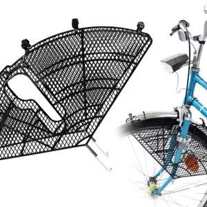 Finale Aktion Fahrrad Speichenschutz - keine Füße in den Speichen, Fahrradnetz Kleiderschutz Rockschutz, schwarzer Kunststoff für Fahrrad 26 - 28 Zoll