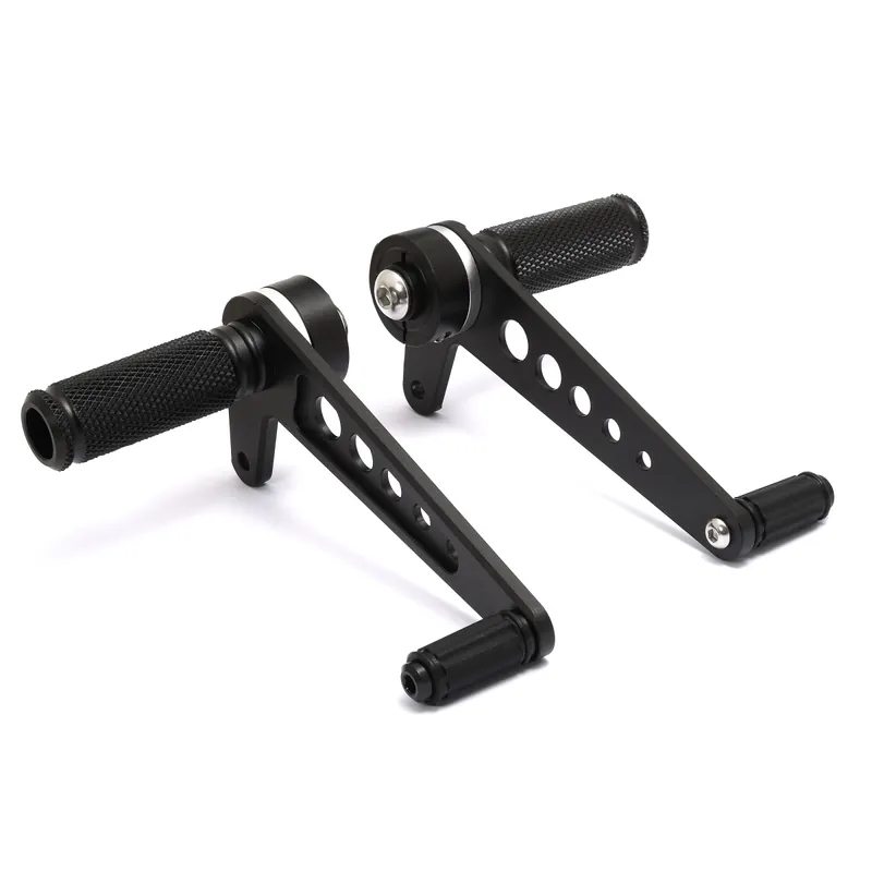 Top-Seller Universal footrest system for DIY café racers, black