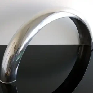 FENDER 125mm, aluminum Fender MUDGUARD, rear Zertifiziert