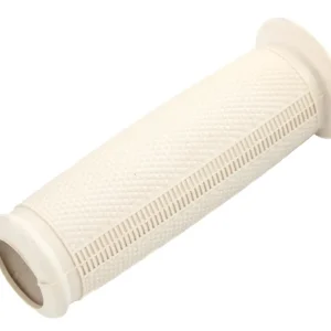Simson Griff, Griffgummi links - zum Schaltdrehgriff SR1, SR2, SR2E, KR50, SR4-1 - elfenbein - Ø26mm - mit Bund, Seite offen Neue Kollektion