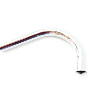 Krümmer Chrom Länge 220mm, Durchmesser 28mm für langen Auspuff Simson SR2, SR2E, KR50 Kostenloser Rückversand