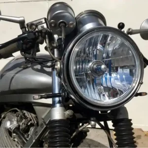 Markenware HEADLIGHT INSERT 7", clear glass, e-tested, for SR 500, SRX 600, Norton Commando and much more.