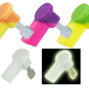 Farbiger Zündschlüssel für Simson S51, S50, S70, SR4, KR51 mit Farbwechsel, Orange-Gelb, Lila-Pink, Grün-Gelb, Glow Billig