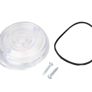 Direkt Vom Hersteller Set Lichtaustritt vorne, Blinkerkappe Durchmesser 80 mm, weiß, inkl. Gummidichtring + Schrauben Simson MZ