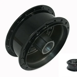 Aktuell FEZ Tuning - Radnabe komplett, schwarz lackiert - Stege abgedreht für Simson