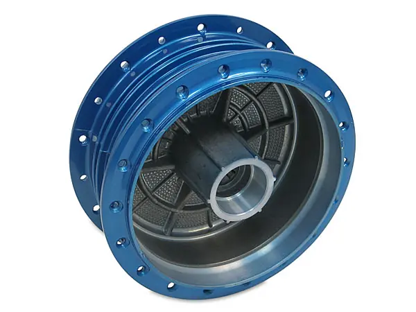 Nabe Radnabe Blau gerillt, ohne Lager für Simson S50, S51, S70 u.v.m. Preis Gesenkt