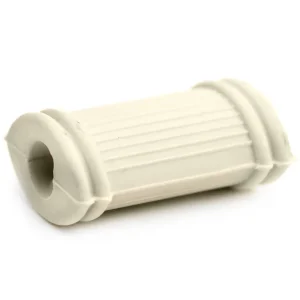 Geprüft Fußschaltgummi elfenbein / beige quer gerippt für Simson Vogelserie Schwalbe Star Sperber