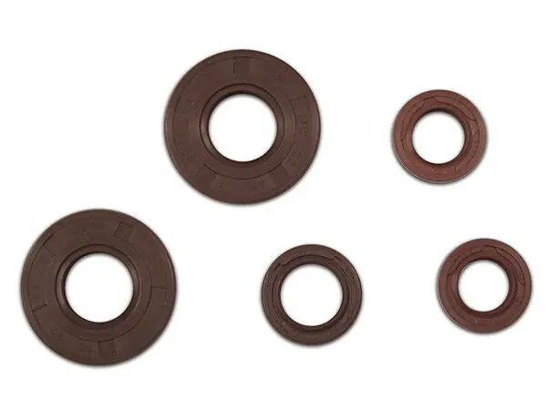 5 Wellendichtringe im Satz Braun 1. Qualität für Simson S50, KR51, Schwalbe KR51-1 Fußschaltung, Star, SR4-2, Sperber SR4-3, Habicht SR4-4 Bestpreis