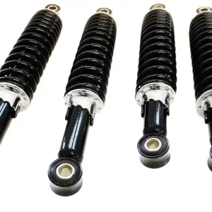 [Paket] 2 Paar Stoßdämpfer Federbein Tuning Set 1 Paar 280mm + 1 Paar 300mm Simson Schwalbe Spatz Star Sperber Habicht DUO Preiswert