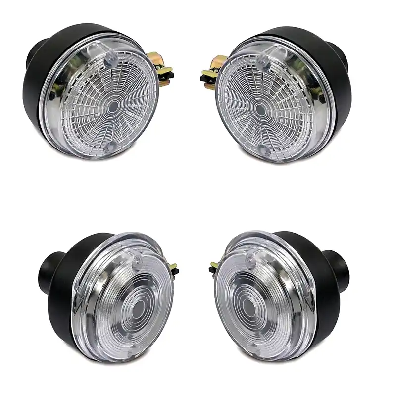 [Paket] Blinker Set - Vorn Hinten - Klar - E-geprüft Simson S50 S51 Direktkauf