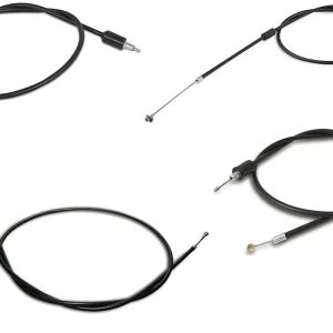 Rabatt Bowdenzug Set 4 teilig - für Simson S50 mit kurzem Starterhebel (Brems-, Gas-, Starter-, Kupplungszug)