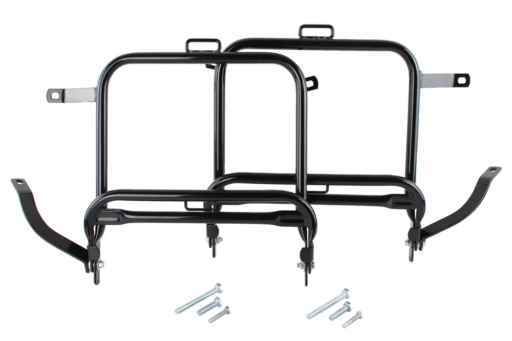 1 Paar Gepäckträger, Seitengepäckträger in Schwarz für Rechts und Links für Simson S50 S51 S70 Schneller Versand