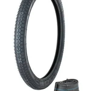 [Paket] Set: Reifen Heidenau 2,25 x 19 Zoll, Profil M3 , M/C 32S TT + Schlauch 2,25 x 19 Zoll mit TR4 geradem Ventil + Felgenband für Moped, Mofa, Simson SR2 Top-Angebot