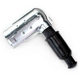 Markenware Beru Zündkerzenstecker, Kerzenstecker 1K-Ohm 90° abgewinkelt, wassergeschützt, störungssicher für Simson