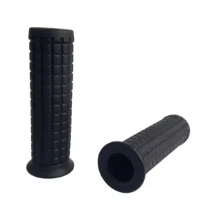 2 grips, RUBBER GRIPS, custom / old style, black, for 1" handlebars Aktuell