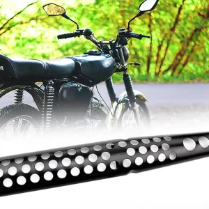 Hitzeschutz für Auspuff schwarz eloxiert für Simson Enduro S51/1E, S51/1E1, S70/1E, S53E, S53OR, S83E, S83OR Jetzt Kaufen