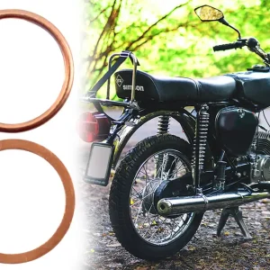 [Paket] Krümmermutter Dichtung Set Kupfer Hohl + Massiv, 28 x 34mm, für Auspuff Simson S50 S51 S70 SR50 KR51 SR4 SR1 Schnäppchen