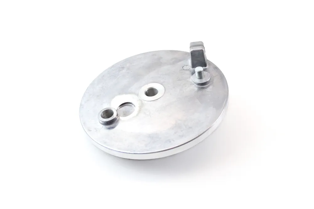 Bremsschild, Bremsplatte, Ankerplatte hinten Simson S50, S51, KR51/2, S70 ohne Bohrung für Bremslichtschalter Angebot