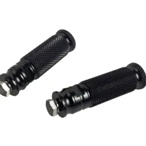Footpegs starr, 2 piece, CNC machined aluminium, black anodized Finale Aktion