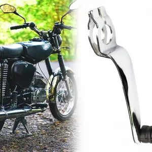 [Paket] Fußschalthebel, Schalthebel, Ganghebel + Fußschaltgummi für Simson S51, S70, S53, S83 für Schaltklaue, Hohlwelle Ø 22mm, verchromt Direkt Vom Hersteller